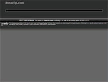 Tablet Screenshot of duraclip.com